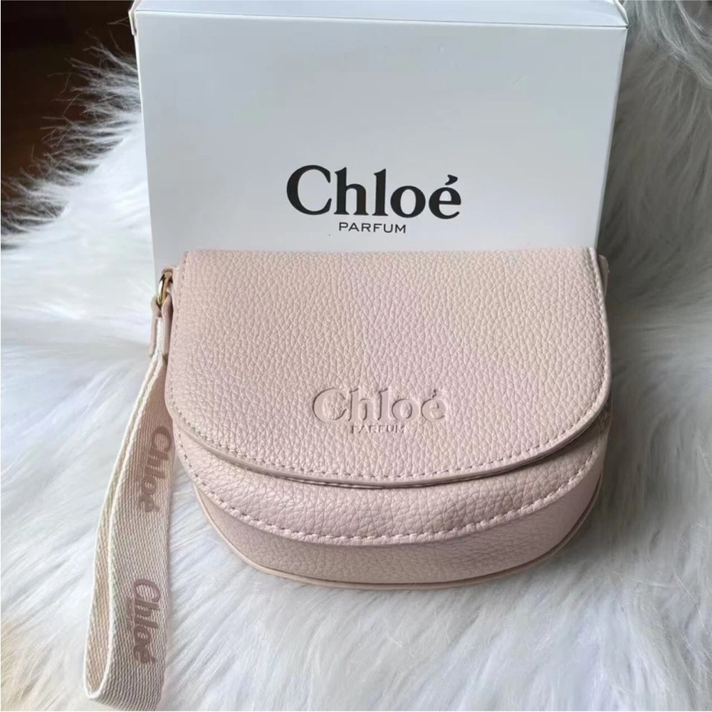 Chloe Parfum Blush Pink Wristlet/Cosmetic Pouch